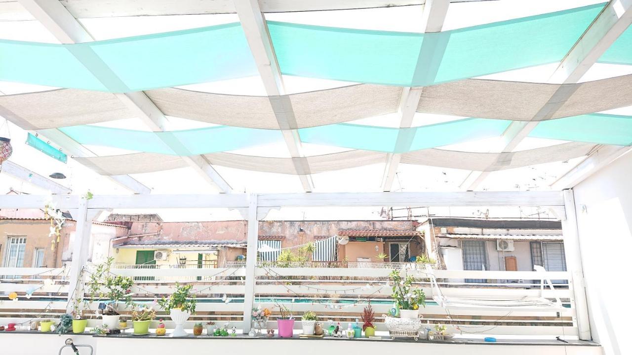 Sky-Terrace In Central Station, 3 Bedrooms Napoli Bagian luar foto